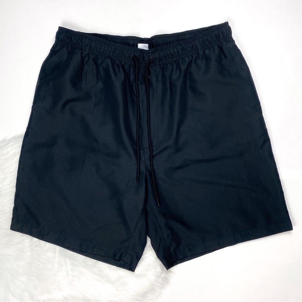 Amazon Essentials Men's Big & Tall Quick-Dry Swim Trunk Black Size 1XL